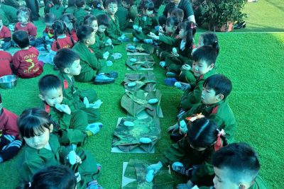 Buổi trải nghiệm đầy cảm xúc chào mừng ngày thành lập quân đội nhân dân Việt Nam 22/12/1944 – 22/12/2025 với những hoạt động bổ ích ca ngợi truyền thống vẻ vang và  phẩm chất anh bộ đội cụ Hồ đó là niềm tự hào của chúng con hôm nay và mai sau 💖💖💖